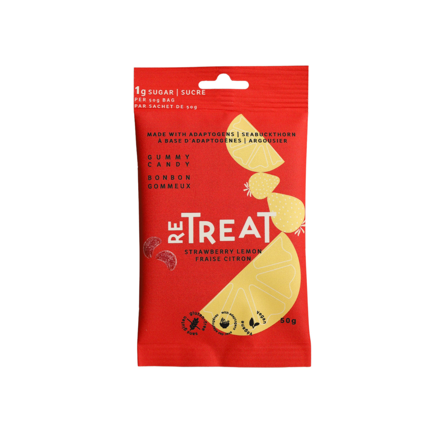 Strawberry Lemon Gummy Candy | 12-pack case
