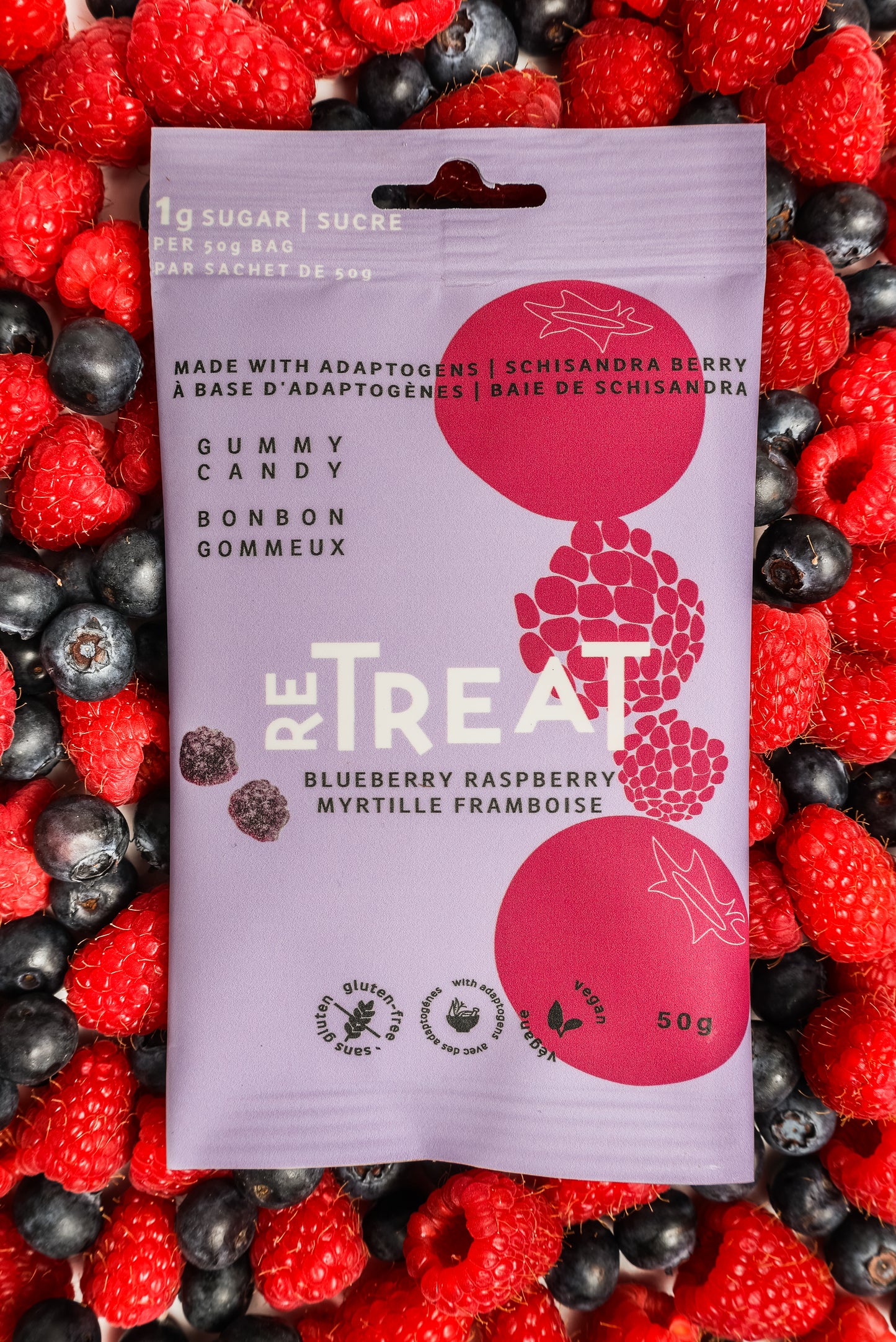 Blueberry Raspberry Gummy Candy | 12-pack case