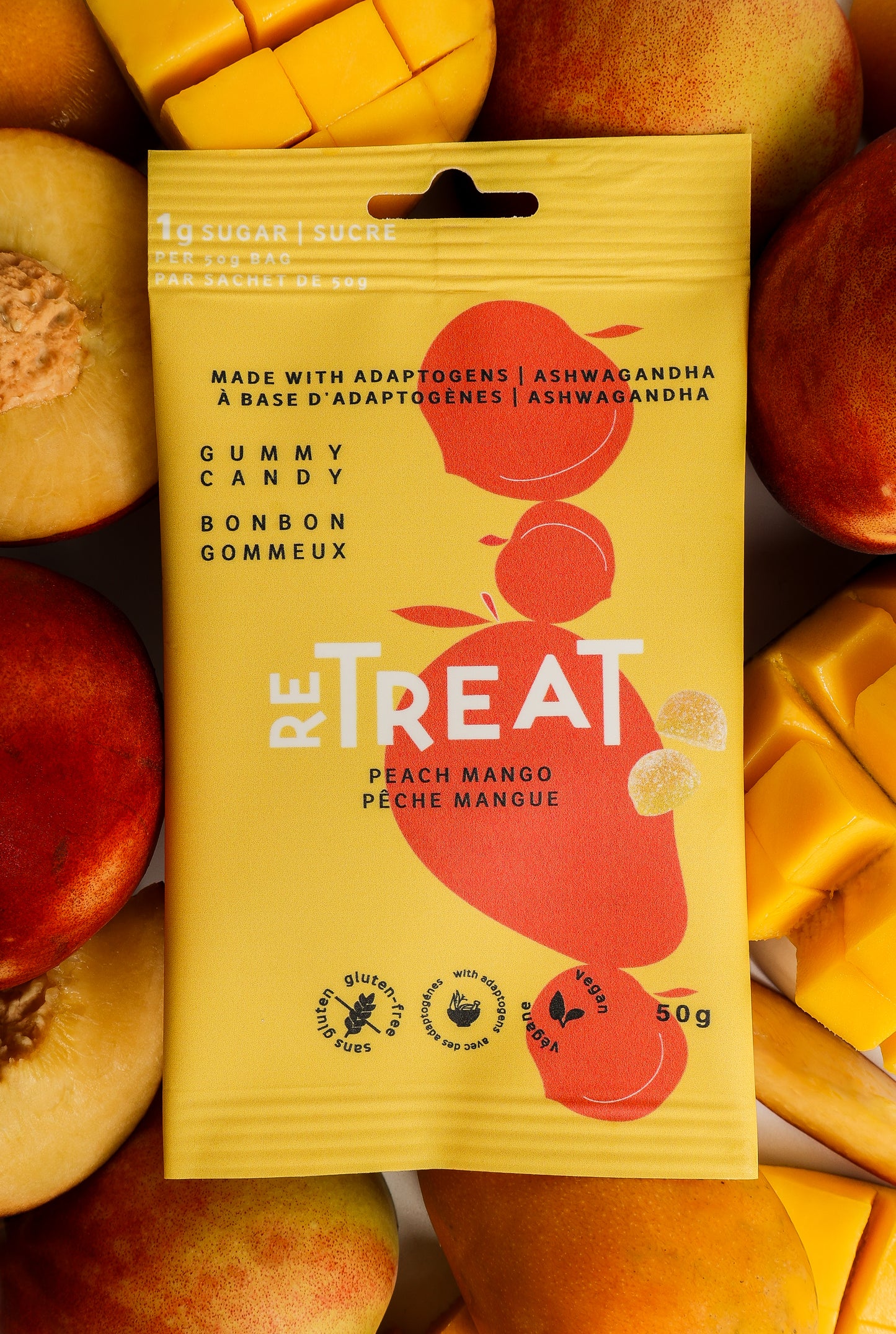Mango Peach Gummy Candy | 12-pack case