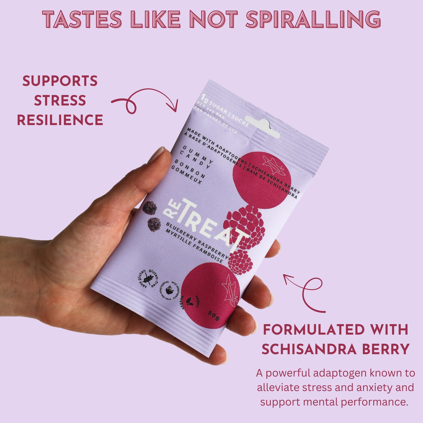Blueberry Raspberry Gummy Candy | 12-pack case