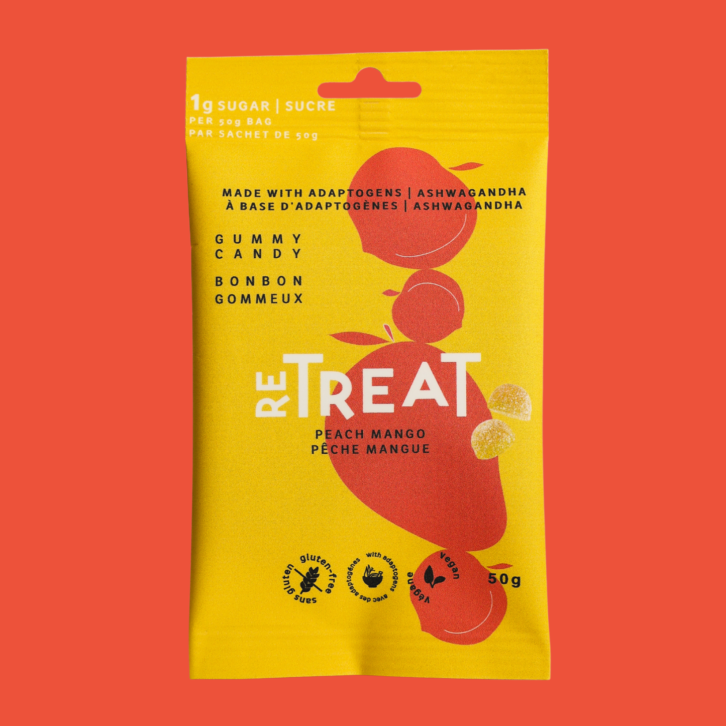 Mango Peach Gummy Candy | 12-pack case