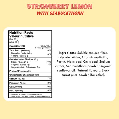 Strawberry Lemon Gummy Candy | 12-pack case